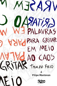 Livro Palavras para gritar em meio caos