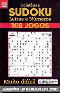 Livro Coletãnea Sudoku Letras E Números Ed.01