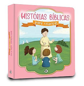 Livro Histórias bíblicas para crianças - (Capa menina alm...