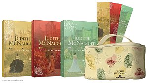 Livro Kit Judith McNaught (acompanha nécessaire + marcado...