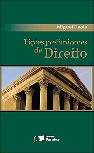 Livro Lições Preliminares do Direito. 27. ed. São Paulo: ...