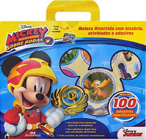 Livro Mickey aventura sobre rodas – maleta divertida