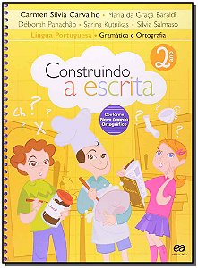 Livro Construindo A Escrita - Gramática E Ortografia - 2º Ano -...