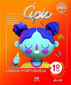 Livro Projeto Ápis - Lingua Portuguesa - 1 Ano - 04Ed/20