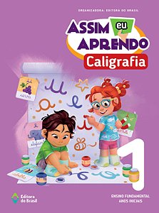 Livro Assim Eu Aprendo Caligrafia