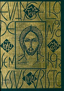 Livro Evangeliário verde: Edição luxo