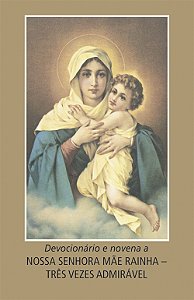 Livro Devocionário E Novena A Nossa Senhora Mãe Rainha - Três V...