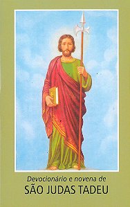 Livro Devocionário E Novena A São Judas Tadeu