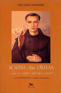 Livro Novena Das Pílulas E Vida De Santo Antônio Galvão