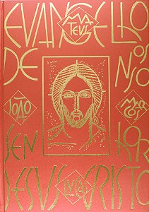 Livro Evangeliário vermelho
