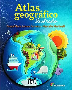 Livro Atlas Geografico Ilustrado Ed.04