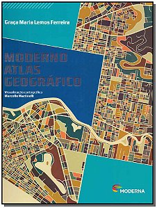 Livro Moderno Atlas Geográfico