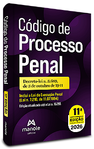 Livro Código de processo penal: Decreto-lei n. 3.689, de 3 de o...