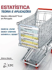 Livro Estatística: Teoria e aplicações: usando o Microsoft Exce...