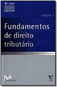 Livro Fundamentos De Direito Tributário - Vol.01