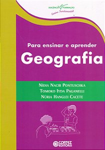 Livro Para ensinar e aprender geografia