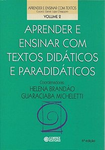 Livro Aprender e ensinar com textos didáticos e paradidát...