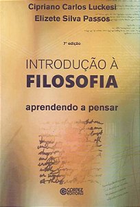 Livro Introdução à filosofia: aprendendo a pensar