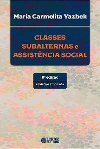 Livro Classes subalternas e assistência social