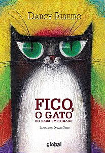 Livro Fico, o gato do rabo emplumado