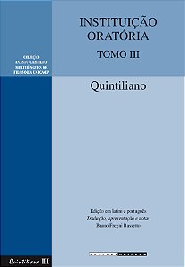 Livro Instituição oratória: tomo III