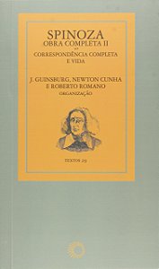 Livro Spinoza - obra completa II: correspôndencia complet...
