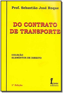 Livro Do Contrato De Transporte - 01Ed/09