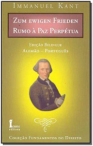 Livro Rumo À Paz Perpétua - Edição Alemão - Português