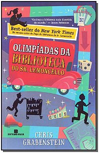 Livro Olimpíadas da biblioteca do Sr. Lemoncello