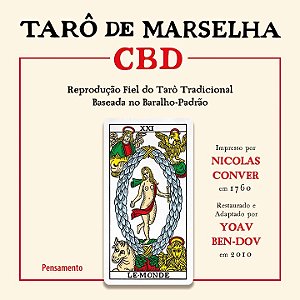 Livro Tarô de Marselha CBD: reprodução fiel do tarô tradi...