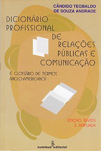 Livro Dicionario Profissional De Rel. Publ. E Com. - E Glossári...