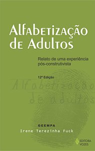 Livro Alfabetização de adultos: relato de uma experiência...