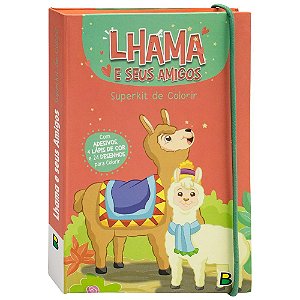 Livro Superkit de colorir - Lhama e seus amigos