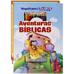 Livro Megakit para Colorir: Aventuras Bíblicas