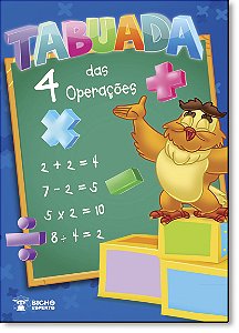 Livro Tabuada Das 4 Operações - Pacote Com 8 Livros