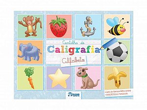 Livro Cartilha De Caligrafia - Alfabeto