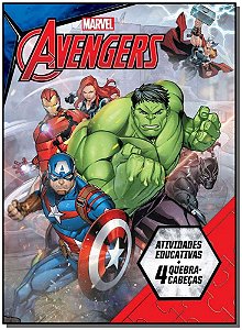 Livro Marvel Aprender Brincando - Avengers