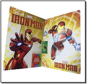 Livro Marvel Kit Diversão - Iron Man