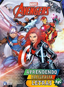Livro Marvel Aprendendo Caligrafia - Letras