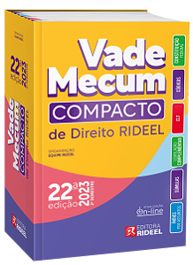 Livro Vade Mecum Compacto De Direito Rideel - 22Ed/23