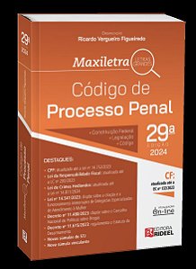 Livro Codigo De Processo Penal - 29Ed/24