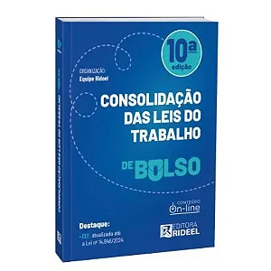 Livro Consolidacao Das Leis Do Trabalho - Clt De Bolso