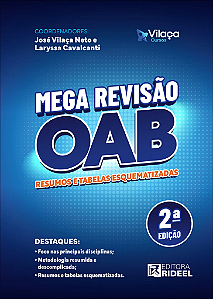 Livro Mega Revisão Oab - Resumos E Tabelas Esquematizadas