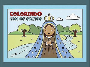 Livro Colorindo com os Santos