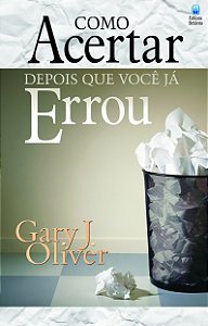 Livro Como Acertar Depois Que Você Já Errou