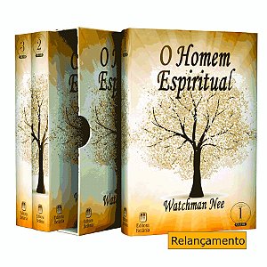 Livro Box O Homem Espiritual - Volume 01, 02 E 03
