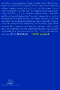 Livro O náufrago
