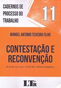 Livro Cadernos de Processo do Trabalho, 11: Contestação e...