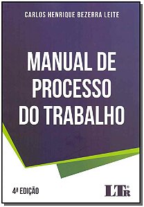 Livro Manual De Processo Do Trabalho - 04Ed/19