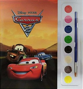 Livro Disney Miniaquarela - Carros 2
